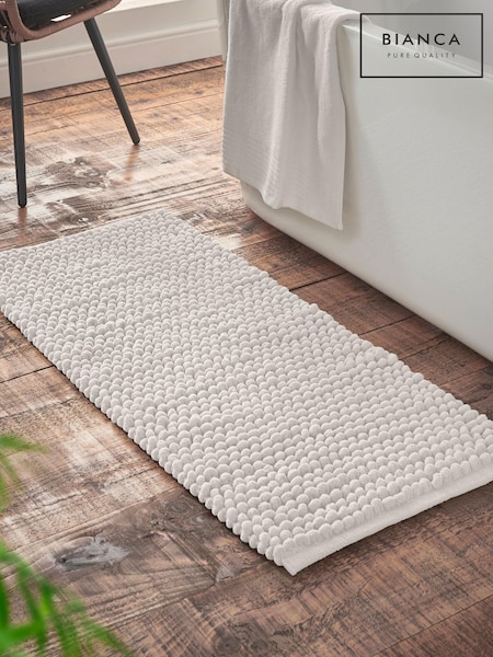 Bianca Aspen Bobble Pitkä lahje Kylpyhuonematot Käytävämatto (AD3393) | €35