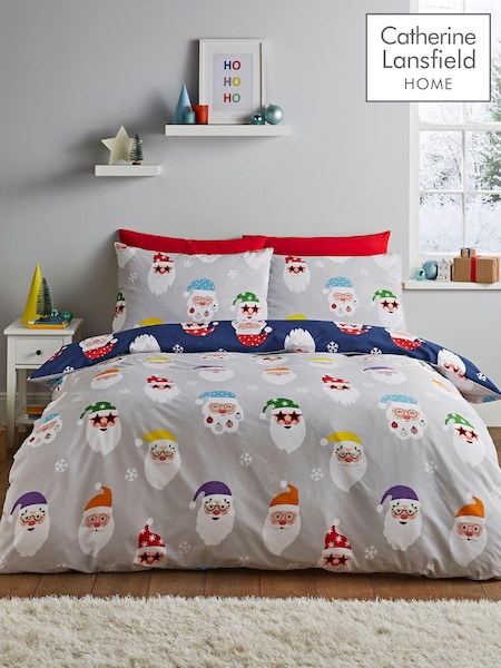 Catherine Lansfield Red Christmas Santa Spectacular Duvet Cover Set (AD3435) | €20 - €34