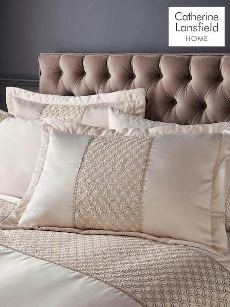Catherine Lansfield Deco Sequin Glamour Quilted Pillowsham Pair (AD3459) | 1,682 UAH