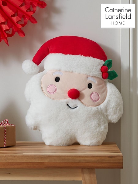 Catherine Lansfield Red Christmas Santa 3D Shaped Cushion (AD3474) | €24