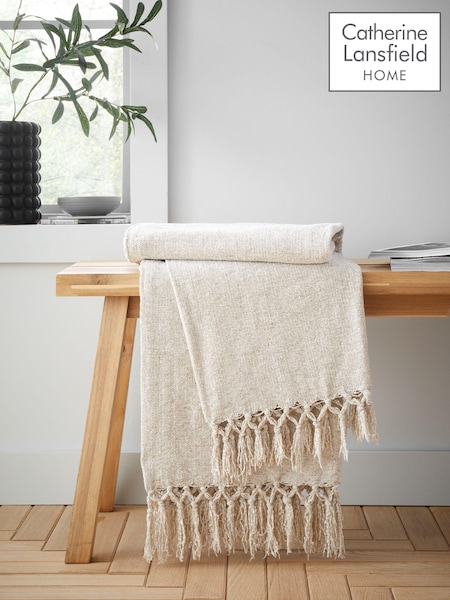 Catherine Lansfield Wilson Plain Chenille Throw (AD3493) | ‏93 د.إ.‏