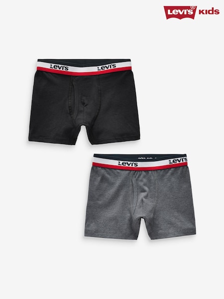 Grau/Schwarz - Levi's® Boxers 2 Pack (AD3662) | 23 €