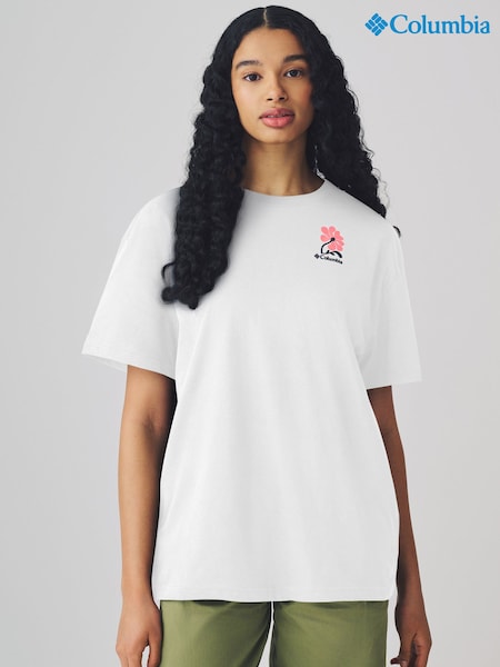 Columbia Oversized Rolling Bend Graphic T-Shirt (AD3787) | €46