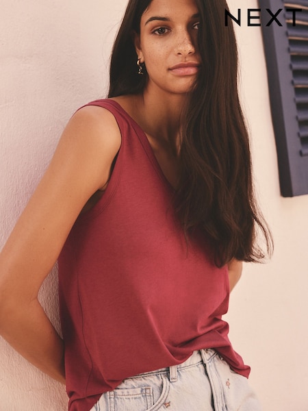 Rosa framboesa - Modal Slouch Vest (AD3850) | R$ 80