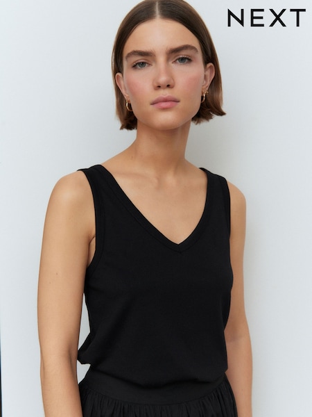 Black Modal Slouch Vest (AD3852) | 40 QAR