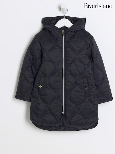 River Island Girls Hooded Padded Coat (AD3942) | €47