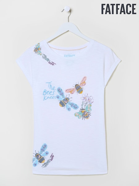 FatFace Ivory 100% Cotton Pyjama Top (AD3943) | R$ 245