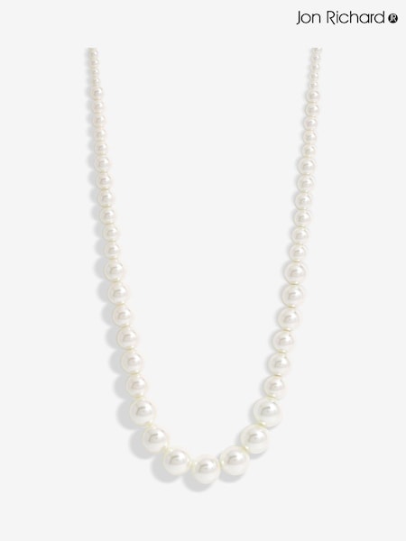 Jon Richard Silver Tone Crystal Snaffle Necklace (AD4029) | €25
