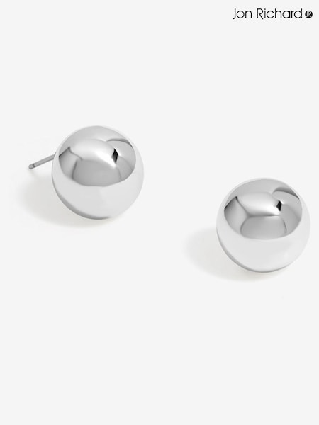 Jon Richard Silver Tone Orb Stud Earrings (AD4034) | €11.50