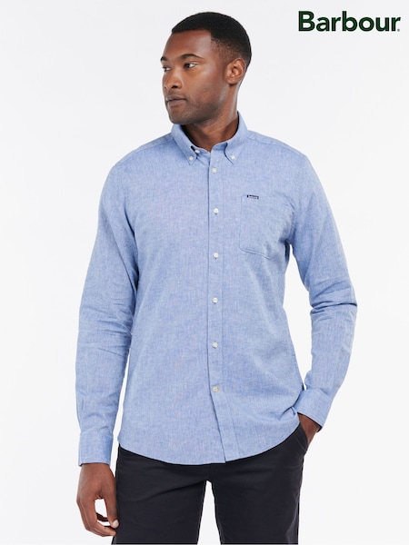 Barbour® Blue Nelson Tailored Shirt (AD4098) | €129