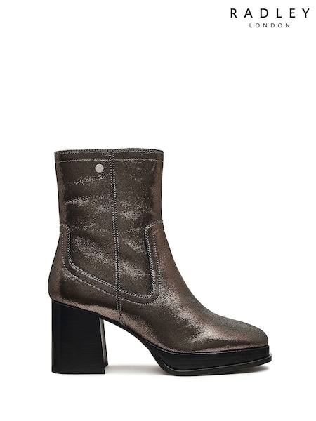 Radley London Silver Feslham Place Platform Boots (AD4151) | AED521