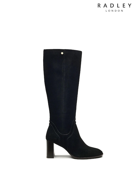 Radley London Carriage Drive Long Heeled Black Boots (AD4155) | AED667