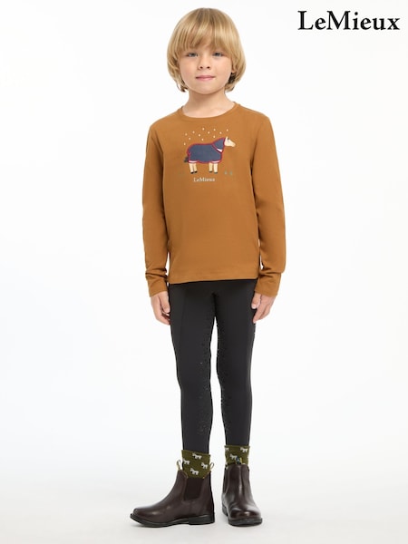 Mini Jessie Long Sleeve 100% Cotton Top (AD4178) | kr357
