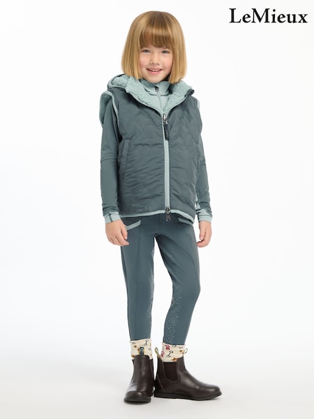 Blau - LeMieux Mini Elsie Reversible Petrol Gilet (AD4191) | CHF 73