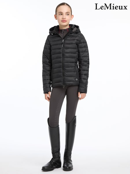 Negru - LeMieux Young Rider Milly Puffer Ember Jacket (AD4192) | 447 LEI