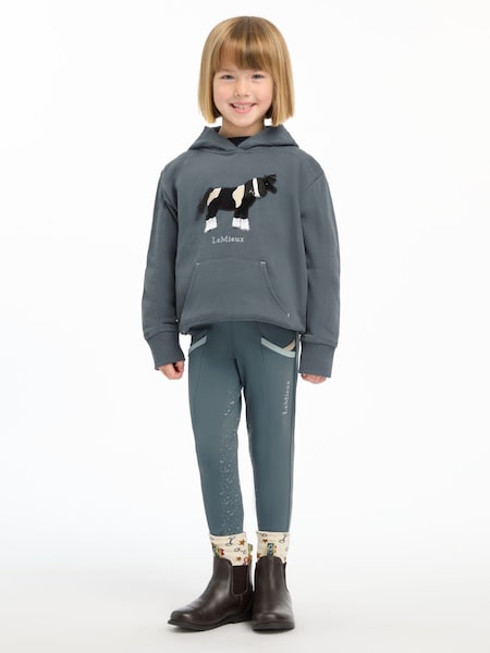 Albastru - LeMieux Mini Romi Petrol Hoodie (AD4199) | 146 LEI