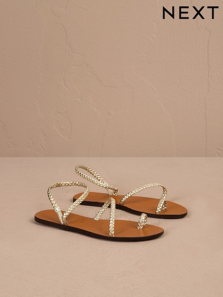 Manebi Braid Toe Ring Sandals (AD4266) | R$ 1,185