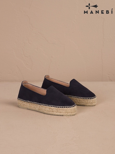 Manebi Blue Double Sole Patriot Espadrilles (AD4270) | ‏528‏₪