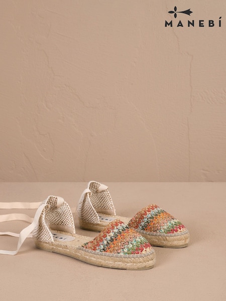 צבעוני - Manebi Flat Valenciana Espadrilles (AD4271) | ‏453‏₪