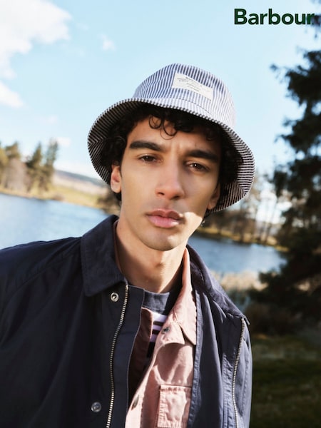 Barbour® Blue Tynedale Bucket Hat (AD4289) | €57