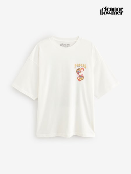 Eleanor Bowmer Oversized Horoscope 100% Cotton T-Shirt (AD4295) | €29