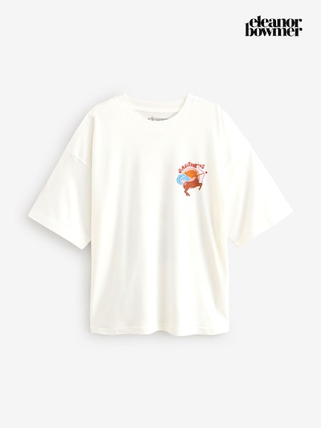 برج القوس - Eleanor Bowmer Oversized Horoscope 100% Cotton T-Shirt (AD4305) | ‏128 د.إ.‏