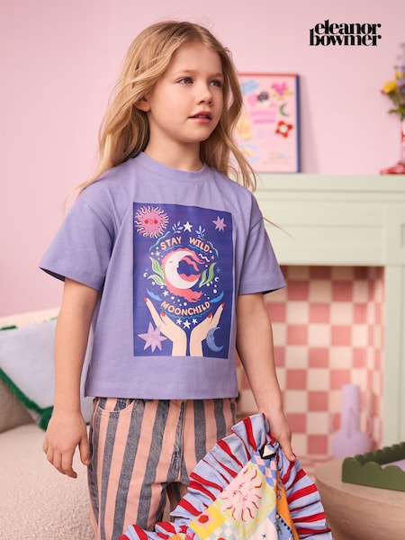 Eleanor Bowmer Blue Moon Child 100% Cotton T-Shirt (AD4316) | 721 UAH - 961 UAH
