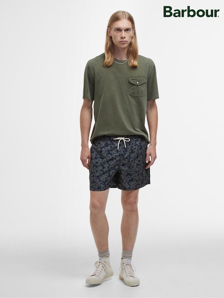 Barbour® Navy Sidmouth Swim Shorts (AD4341) | ₪260