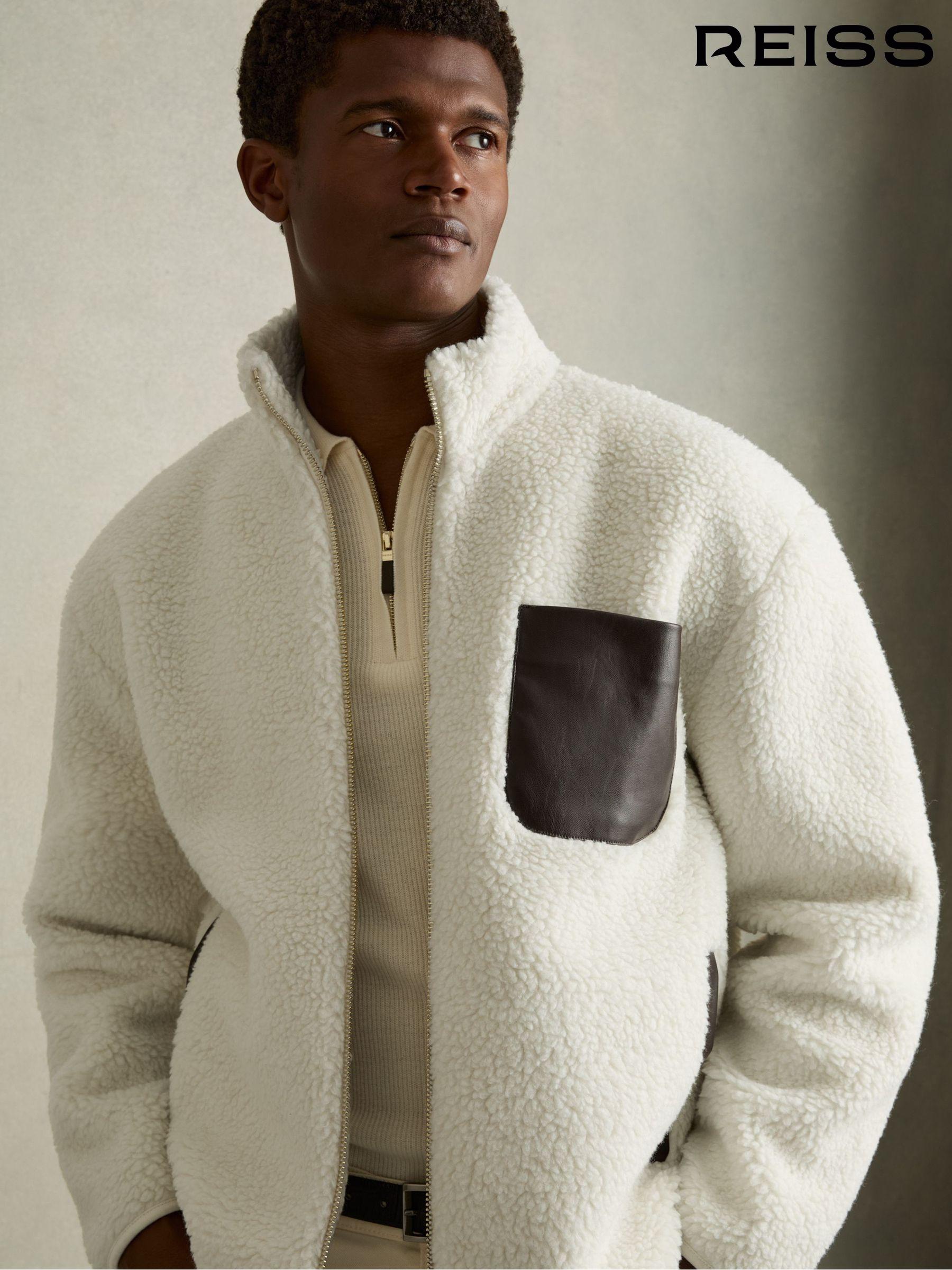 Reiss cream jacket top