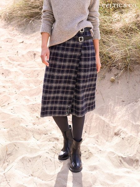 Celtic & Co. Green Midi Celt Kilt Skirt (AD4577) | €119