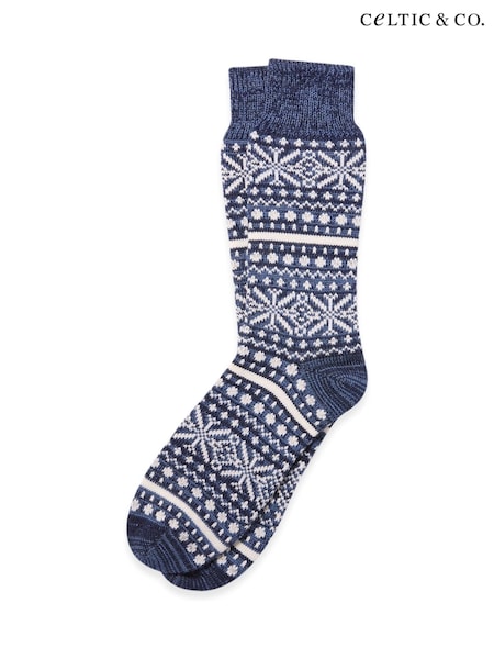 Celtic & Co. Mens Merino Cotton Pattern Socks (AD4611) | €37