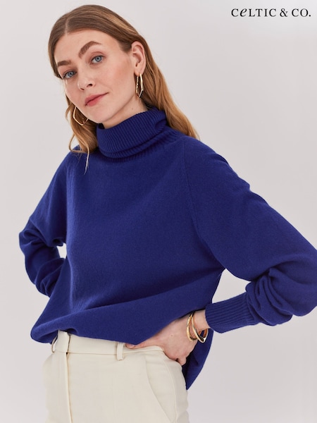 Celtic & Co. Geelong Slouch Roll Neck Jumper (AD4613) | €83
