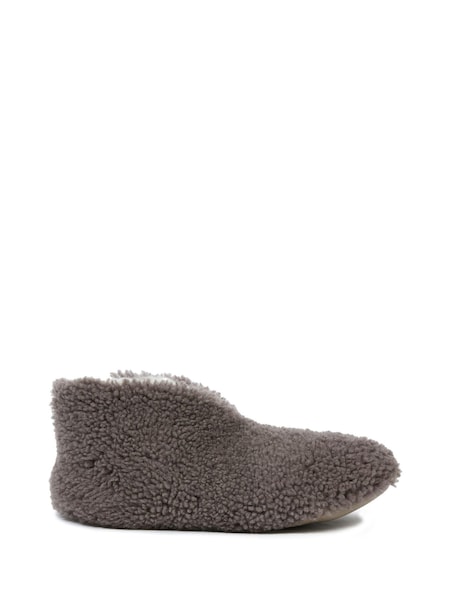 Celtic & Co. Teddy Soft Sole Bootee Brown Slippers (AD4641) | $162