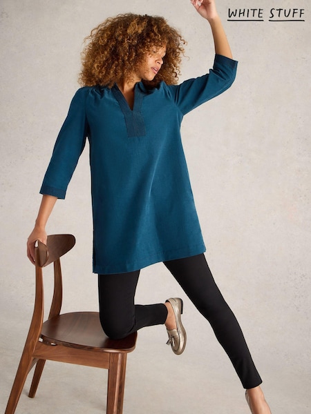 White Stuff Green Blaire Co-ord Tunic (AD4738) | 188 QAR
