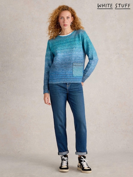 White Stuff Blue Lilbet Jumper (AD4746) | €54