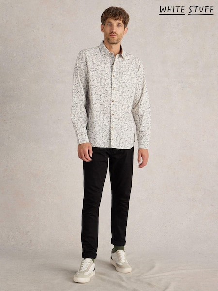 White Stuff Bike Printed 100% Cotton Shirt (AD4755) | 78 €