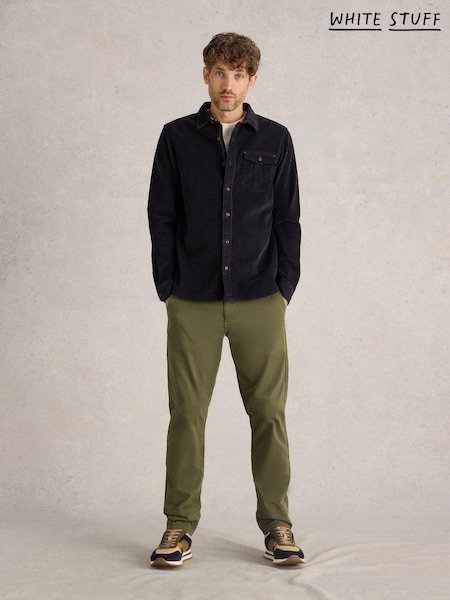 White Stuff Blue Griffin 100% Cotton Co-ord Shirt (AD4781) | €39