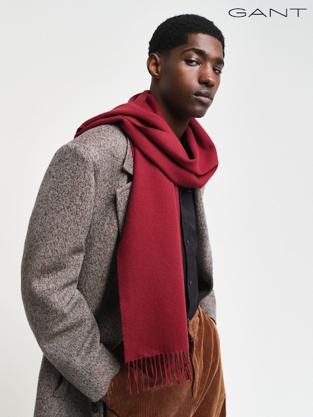 Rot - GANT Unisex Wool Scarf (AD4909) | 46 €
