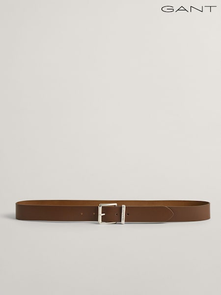 Ruskea - Gant Logo Leather Belt (AD4913) | €60