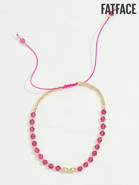 FatFace Pink Bead Bracelet (AD4930) | €12
