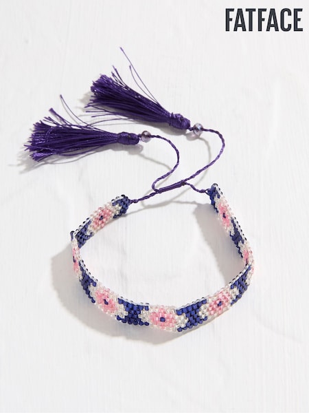FatFace Purple Woven Bracelet (AD4933) | €18