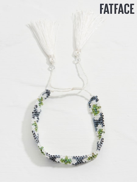 FatFace White Woven Bracelet (AD4934) | €17