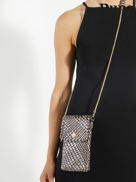 Dune London Natural Saff Woven Phone Cross-Body Bag (AD4969) | € 109