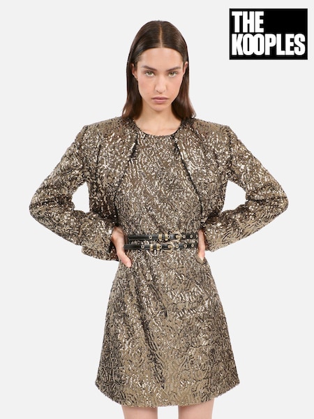 The Kooples Gold Crop Jacket (AD4984) | €465