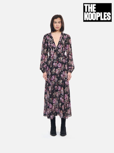 The Kooples Floral Maxi Dress (AD4988) | €281