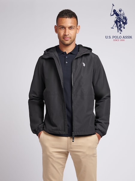 U.S. Polo Assn Black U.S. Polo Assn. Mens Fleece Lined Windbreaker (AD5173) | €134