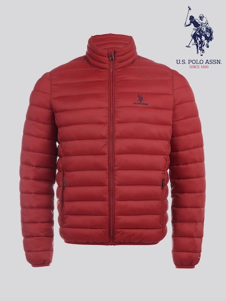 U.S. Polo Assn. Mens Lightweight Bound Quilted Jacket (AD5175) | AED553