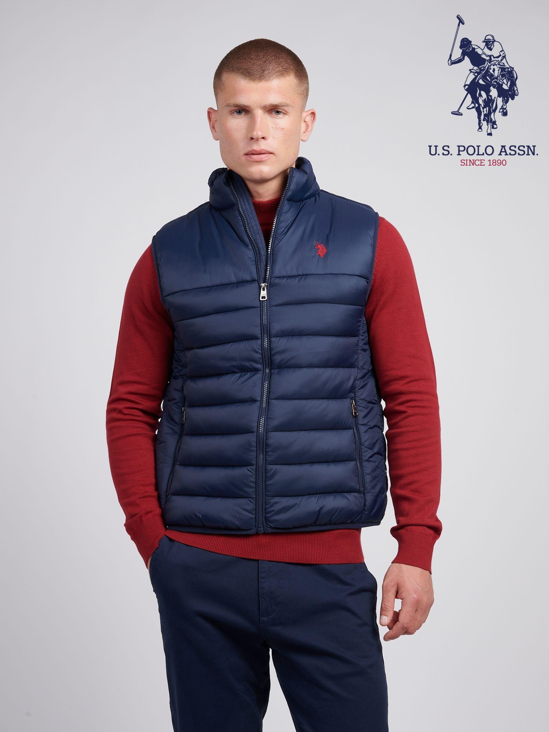 Us polo assn half sleeve jacket best sale
