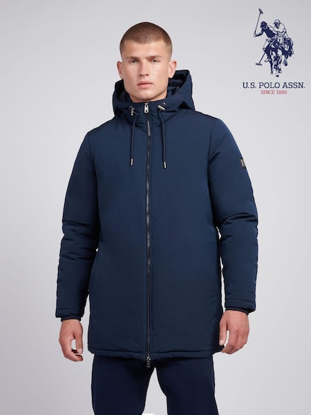 U.S. Polo Assn. Blue Mens Smart Parka Jacket (AD5197) | €279