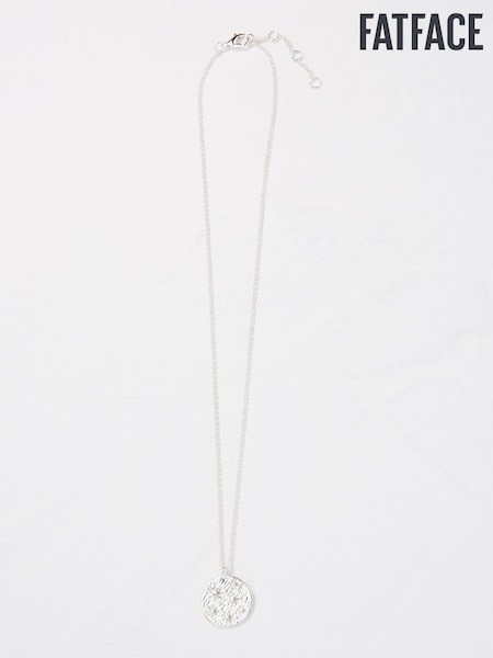 FatFace Flower Embossed Pendant Necklace (AD5278) | €26